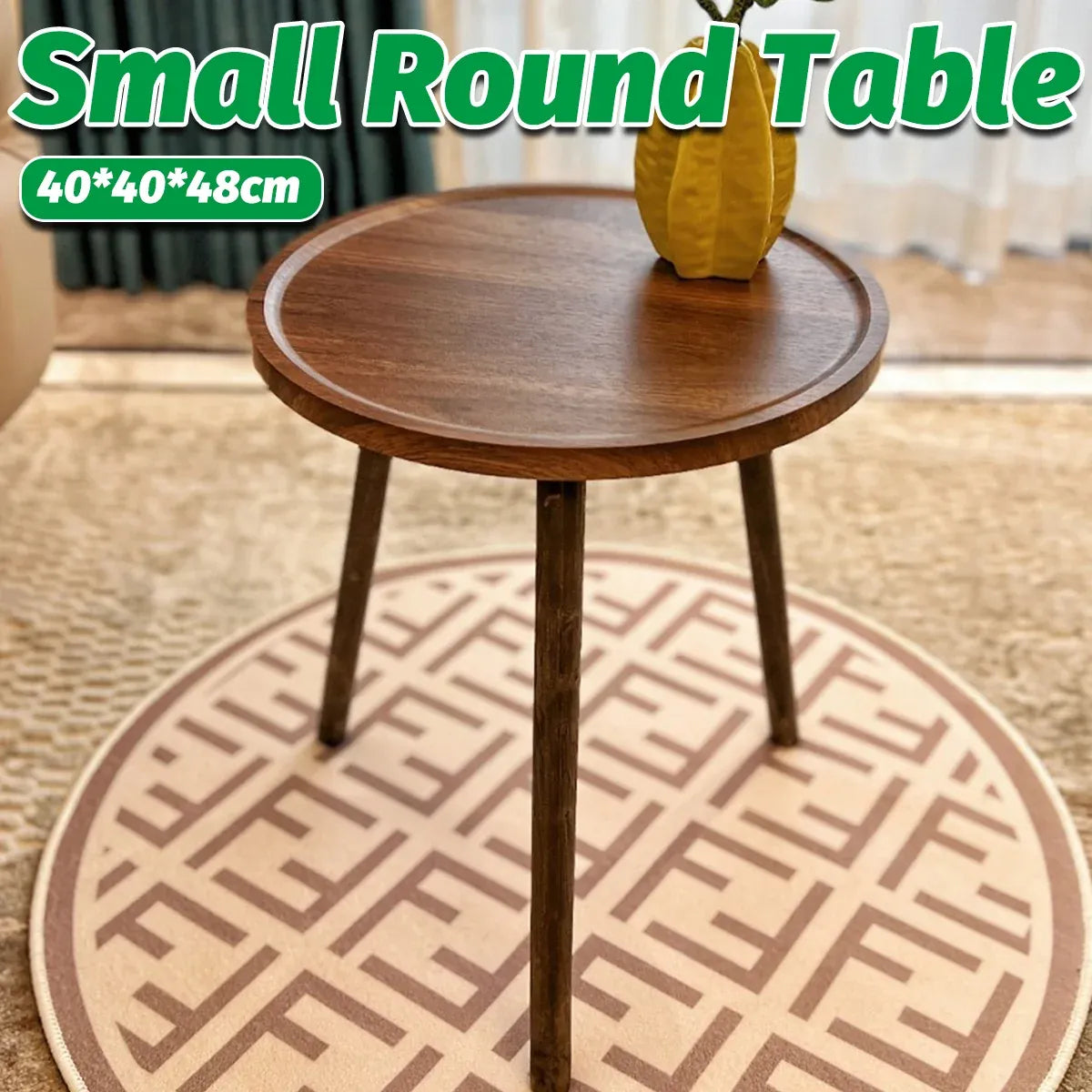 Small Tea Table Basic Model Round Coffee Table Living Room Sofa Corner Table